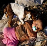 Iranian nomadic baby. unknown author..jpg